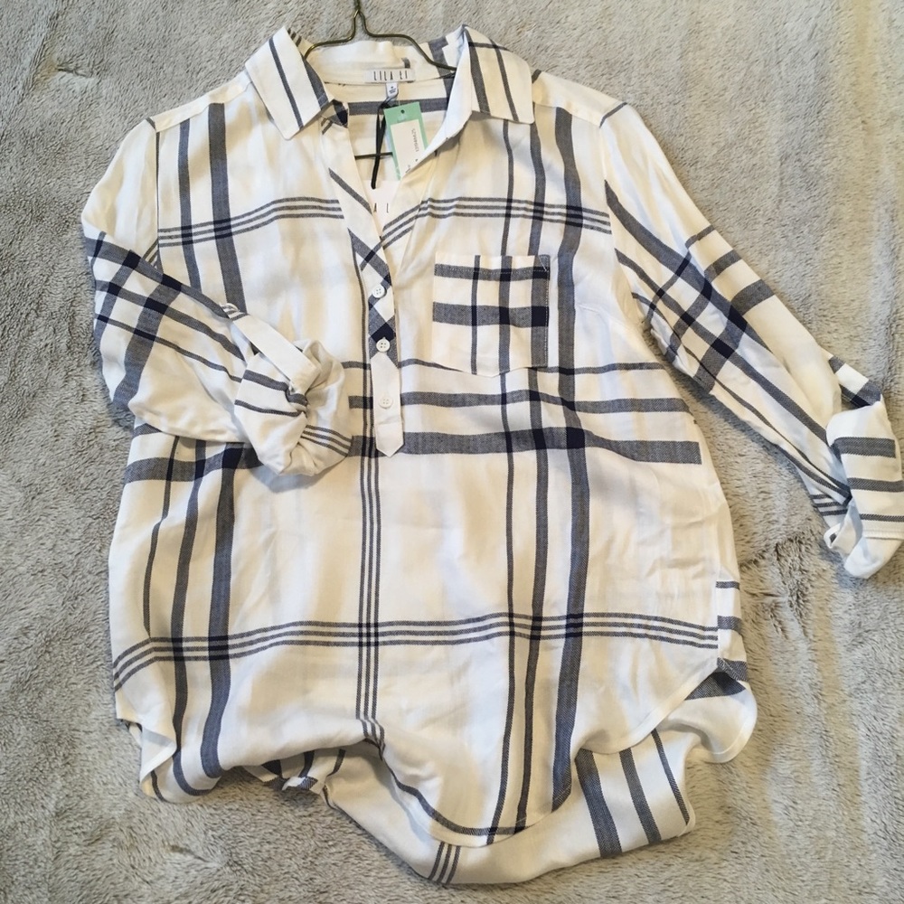 Stitch fix plaid shirt